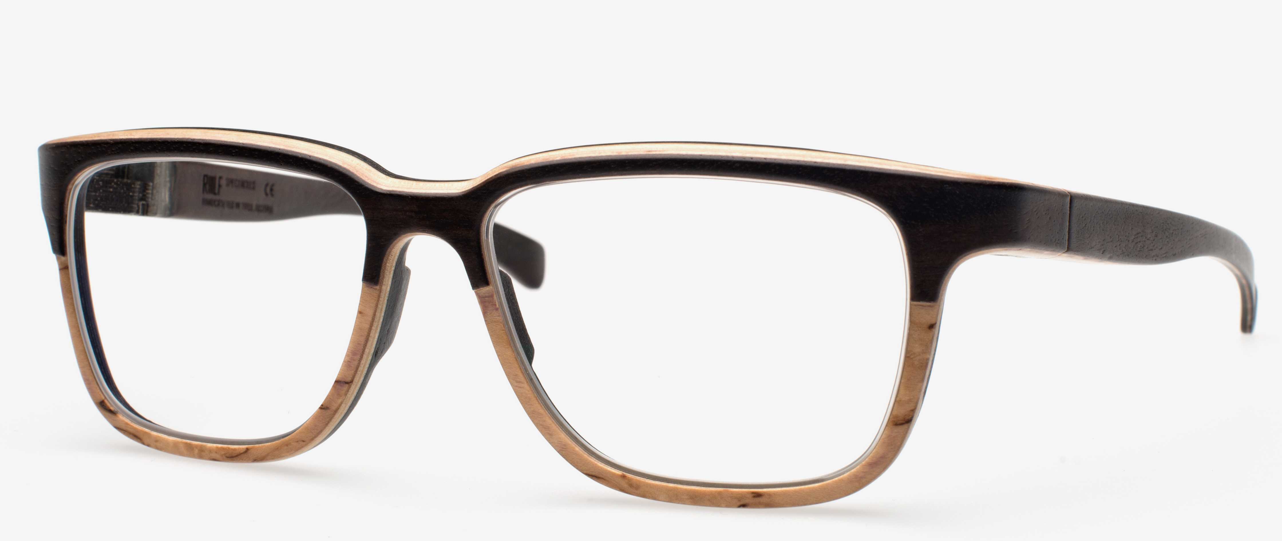 Wood frames with a gradient brown fade