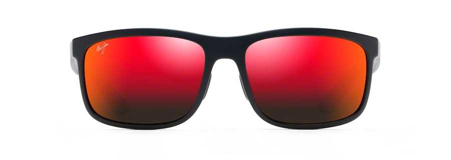 Large, rose color plastic sunglass